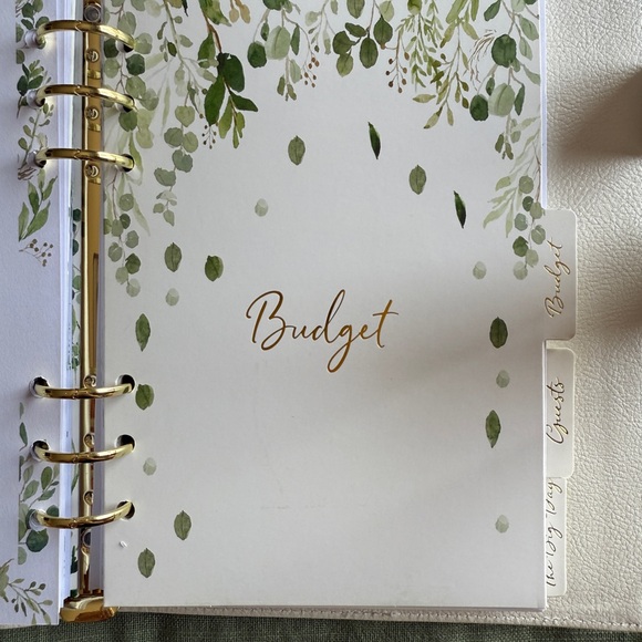 White & Gold Wedding Planner Bundle | Bride Engagement Gift Set main image 9